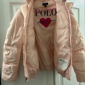 Polo by Ralph Lauren Light Pink Puffer Jacket